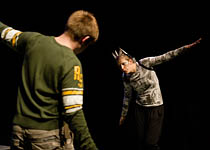 The Boy and the Statue - Production Shot